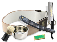 Nassrasur Set Modern mit Puma Schleifpaste Gross