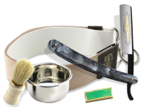 Nassrasur Set Modern mit Puma Schleifpaste Gross