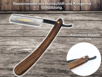 Rasiermesser Set mit Doppelriemen+Schleifpaste Solingen 3teilig