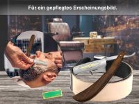 Wooden Rasur Set mit Puma Schleifpaste