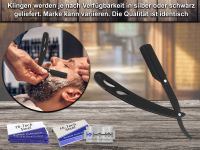 Rasierer Rasiermesser Wechselklingenmesser Set mit 10 Rasierklingen