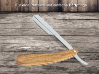 Rasiermesser fr Wechselklingen mit Echt Holzgriff