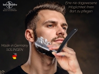 Rasiermesser Set aus Solingen  Germany Rasiermesser  5/8 Zoll Hohlschliff mit Echt-Leder Streichriemen Abziehleder