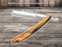 6 Rasiermesser im Set Holzgriff Kunststoffgriff Goldtzung