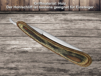 Rasiermesser Set Holz-Griff Hohlschliff 5,8 Zoll + Abziehleder + Paste aus Solingen