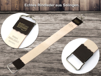 8-Teiliges Set Rasiermesser Goldtzung + Rasierschale + Streichriemen + Paste Solingen