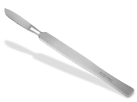 Profi Hornhautschaber Stumpfes Skalpell Creme-Schaber aus rostfreiem Edelstahl Hornhautentferner Pedikre Schaber zur sanften Entfernung der Hornhaut fr die Fupflege 15,5 cm