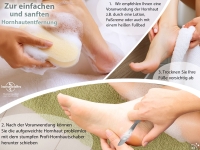Stumpfes Skalpell Hornhautentferner Hornhautschaber Creme Schaber aus Rostfreiem Edelstahl Fu�pflege Instrument Pedik�re Spachtel f�r eine Schonende Hornhautentfernung mit Etui 18,5 cm