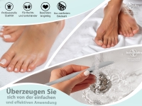 Stumpfes Skalpell Hornhautentferner Hornhautschaber Creme Schaber aus Rostfreiem Edelstahl Fu�pflege Instrument Pedik�re Spachtel f�r eine Schonende Hornhautentfernung mit Etui 18,5 cm