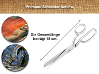 Schneiderschere Stoffschere Textilschere 7 Zoll
