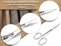 Schneiderscheren Set Stoffschere mit Nhschere 3-Teilig mit Extra scharfen Schnittflchen fr Dicke und dnne Stoffe