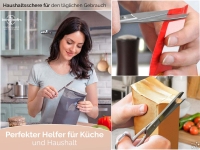 K�chenschere Haushaltsschere Ergonomische Allzweck-Schere  20 cm Kochschere Rostfreie Edelstahlschere Mehrzweck-Schere f�r Arbeiten Rund um den Haushalt