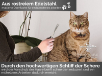 Fellschere Modelierschere GROOMING DELUXE