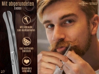 Bartschere - Nasenhaarschere - Ohrhaarschere