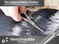 Pfotenschere Fellschere 11,5 cm Edelstahl Rostfrei B-Ware