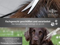 Fellschere fr Hunde Hundeschere Haarschere mit gebogene Schnittflche Schere fr Fell und Haare 8 Zoll