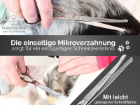 Gebogene Tier-Hunde-Haarschere Hochglanz Poliert mit Mikroverzah