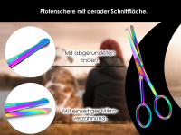 Pfotenschere Hunde Ballenschere gerade und mit abgerundeten Spitzen 10 cm
