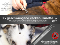 Pflege-Set fr Hunde, Katzen, Kleintiere Fremdkrper-Zange Parasiten Zecken-Pinzette Pfotenschere