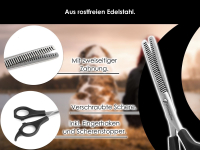 Profi Fellscheren Schere 3er SET GROOMING DELUXE