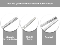 Bastelschere Papierschere Abgerundet mit stumpfen Enden Universalschere aus Edelstahl 20 cm