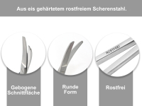 Bastelschere Papierschere Universalschere 10,5 cm Abgerundet aus rostfreiem Edelstahl